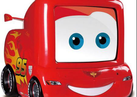 televizor Disney Cars cu dvd player incorporat la super pret de sarbatori