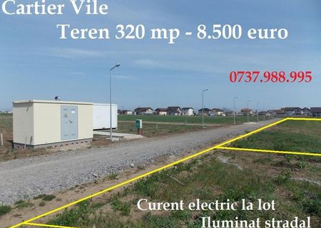 Teren construibil / curent la lot – Berceni Ilfov