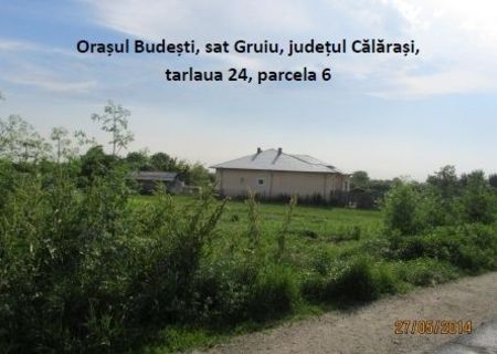 Teren intravilan Gruiu, 17 m DN4, 3 euro/mp