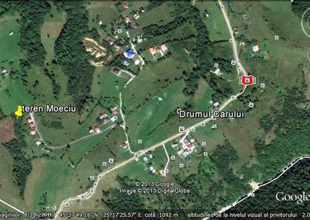 teren intravilan in Moeciu de Jos, Brasov, 330 mp