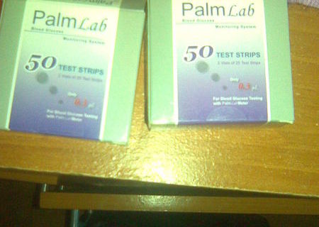 teste glicemie palm lab