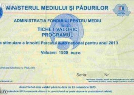 Tichet - Voucher program rabla 2014