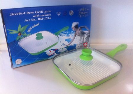 Tigaie grill ceramica Tigaie grill ceramica