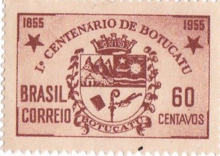 Timbru aniversar - CENTENARIO DE BOTUCATU