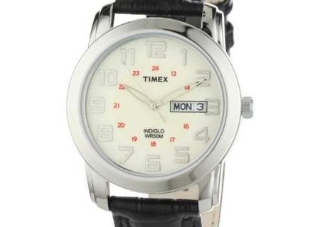 TIMEX ,CEAS nou la cutie ,curea piele