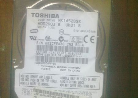 Toshiba Disk Drive 160GB