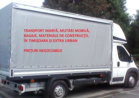 Transport Marfa Mutari Mobila Bagaje 80 lei!!!