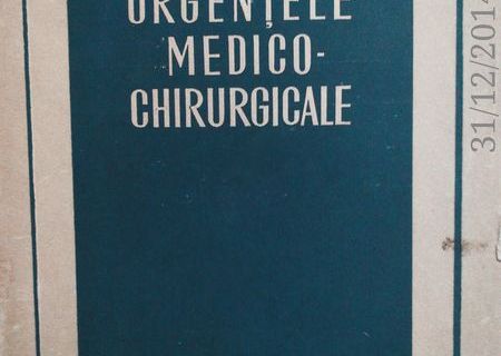 Urgentele medico-chirurgicale ed. a-II-a, Prof.dr.Ioan Turai , 1952