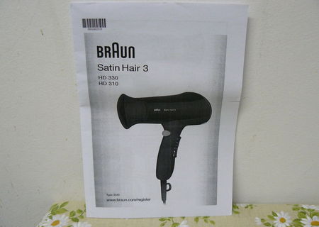 Uscator de par BRAUN