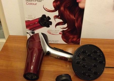 Uscator de par braun satin hair hd770 df5 - rosu Uscator de par braun satin hair hd770 df5 - rosu