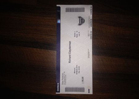 Vand 2 bilete la concertul Robert Clayderman