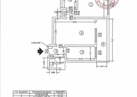 Vand apartament 2 Camere, 48 mp, Crangasi