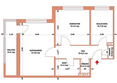 Vand apartament 2 camere, conf. I sporit, zona Macaralei