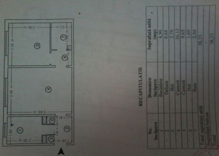 vand apartament 2 camere zona Zimbru