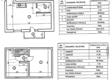 Vand apartament 3 camere, 65 mp utili, Brancoveanu DISPONIBIL IMEDIAT