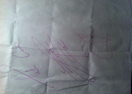 VAND autograf Dorian Popa si Raphael TUdor