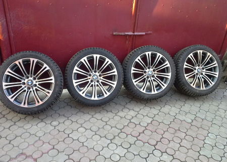 Vând cauciucuri iarna cu jante aluminiu pt BMW seria 5