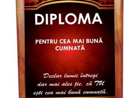 vand Diploma in rama Pentru cea mai buna cumnata!