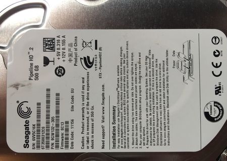 Vand HDD Seagate pentru Receptor Dolce HD PVR Vand HDD Seagate pentru Receptor Dolce HD PVR