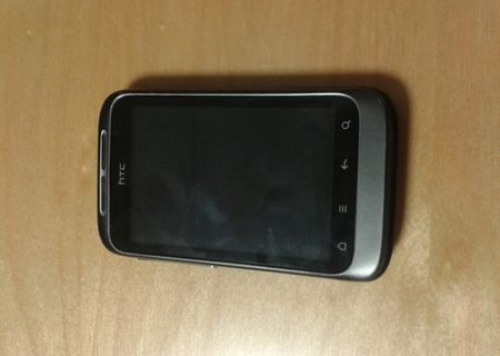 vand HTC Wildfire S + husa de piele...codat pe Orange