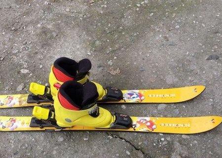 Vand ieftin skiuri, clapari, patine si casca