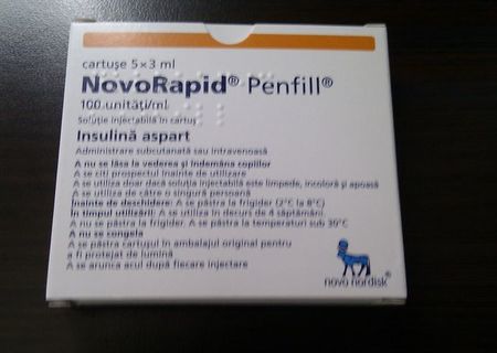 Vand insulina NovoRapid