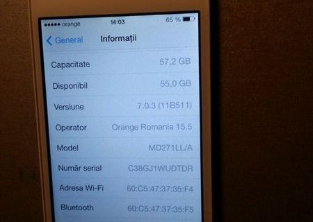 Vand iphone 4s white 64 gb neverlocked