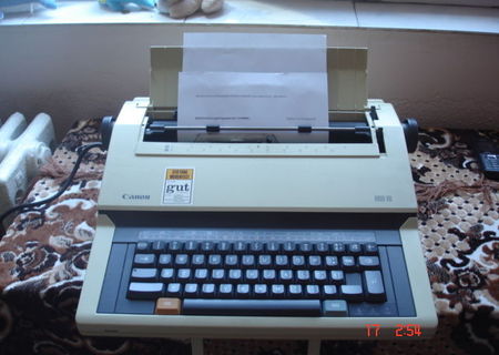 vand masina de scris CANON ES5 si HUMAX NA FOXC