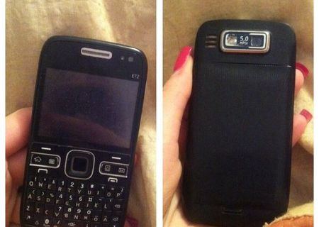 Vand Nokia E 72,negru, decodat toate retelele!