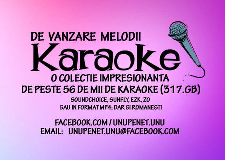 Vand o colectie de peste 56 de mii de Melodii Karaoke (317 GB) !