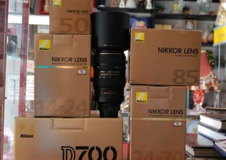 Vand: Obiectiv Nikkor 24-70 f/2.8 G, stare perfecta - 4200 Lei Obiectiv Nikkor 14-24 f/2.8 G, stare perfecta - 4900 Lei Obiectiv Nikkor 80-200 f/2,8D , stare perfecta -3700 Lei Obiectiv Nikkor 80-400 f/ 4.5-5.6 VR , stare perfecta -3500 Lei Obiectiv Nikkor Vand: Obiectiv Nikkor 24-70 f/2.8 G, stare perfecta - 4200 Lei Obiectiv Nikkor 14-24 f/2.8 G, stare perfecta - 4900 Lei Obiectiv Nikkor 80-200 f/2,8D , stare perfecta -3700 Lei Obiectiv Nikkor 80-400 f/ 4.5-5.6 VR , stare perfecta -3500 Lei Obiectiv Nikkor
