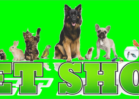 Vand Panou Publicitar PET SHOP
