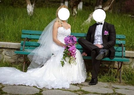 Vând rochie de mireasa sirena superba -Maggie Sottero
