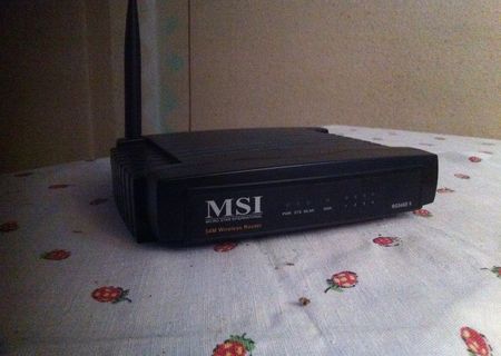 Vand router MSI RG54SE, wireless, 4LAN,1WAN