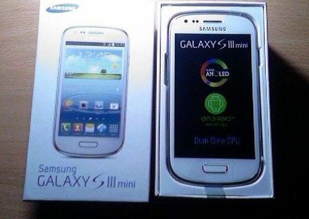 Vand Samsung I8190 Galaxy S3 Mini White ,nou sigilat cu toate acesorii