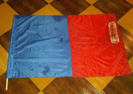 Vand steag Steaua ros-albastru