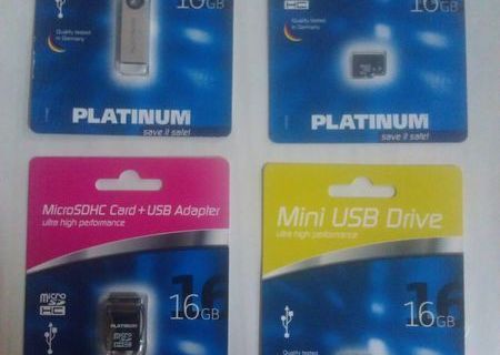 Vand stickuri usb,si micro sd de 16 gb