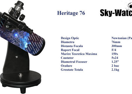 Vand Telescop SkyWatcher Heritage 76mm Vand Telescop SkyWatcher Heritage 76mm