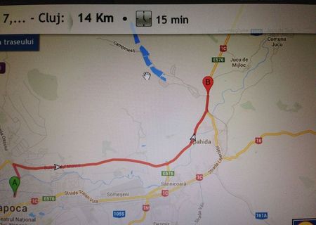 vand teren intravilan 5800mp 15e/mp la 14 km de cluj