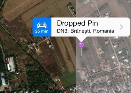 Vand teren zona Branesti