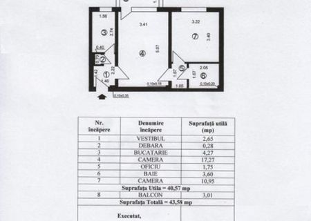 V&acirc;nd urgent apartament 2 camere, Floreasca (l&acirc;ngă parc cinema Floreasca).