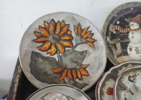 Vand vase de ceramica si lut lucrate si pictate manual originale Germania