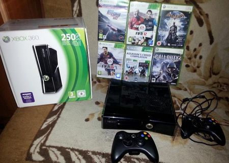 vand xbox 360 slim HD 250GB