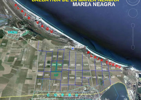 Vanzare teren la Marea Neagra in Corbu-Vadu (Constanta) Vanzare teren la Marea Neagra in Corbu-Vadu (Constanta)