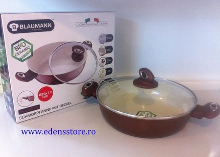 Vas ceramic cu capac Vas ceramic cu capac