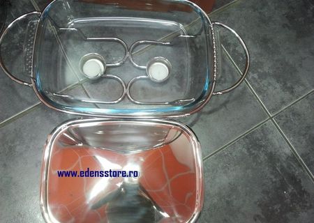 Vas pentru servit cu suport si capac 3.5L Vas pentru servit cu suport si capac 3.5L