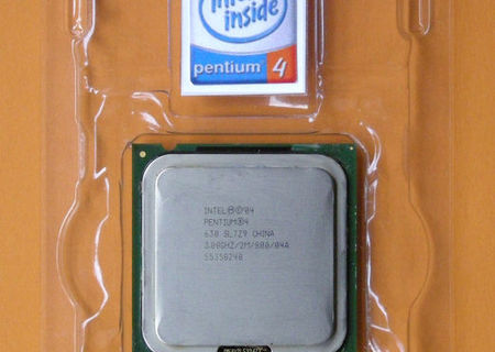 Vind Procesor Intel Pentium 4, 630 HT, 3000 MHz, 2 MB Cache, sk 775