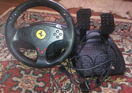 Volan Ferrari GT experience racing wheel cu pedale