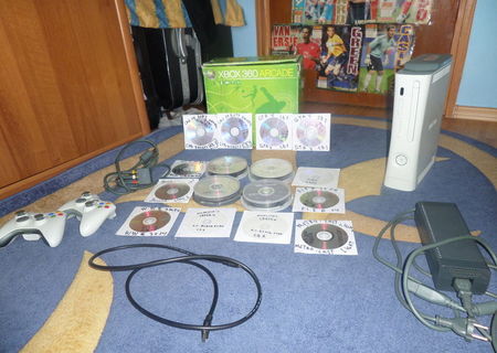 Xbox 360 , modat rgh + lt3 , 2 controllere , hdd 120 , hdmi Xbox 360 , modat rgh + lt3 , 2 controllere , hdd 120 , hdmi