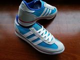 Adidasi panza alb/albastru deschis cod 83